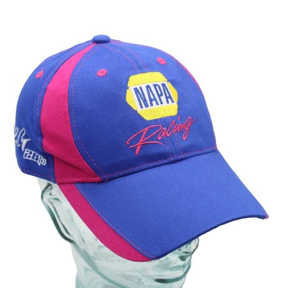 NAPA Racing Breast Cancer Susan G Komen Hat Cap Ron Capps Martin Truex Jr - Picture 2 of 9